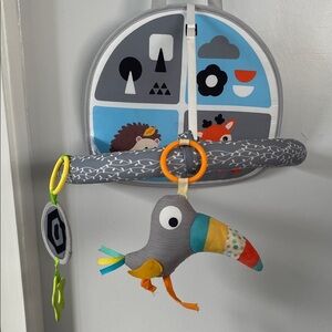 Colorful Toucan Baby Car seat Toy